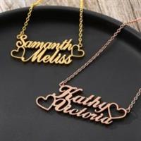  DOUBLE NAME PENDANT