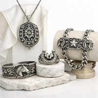  GERMAN SILVER JEWELLERY